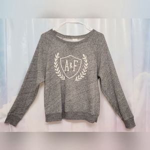 Abercrombie & Fitch Grey Long Sleeves Sweatshirt